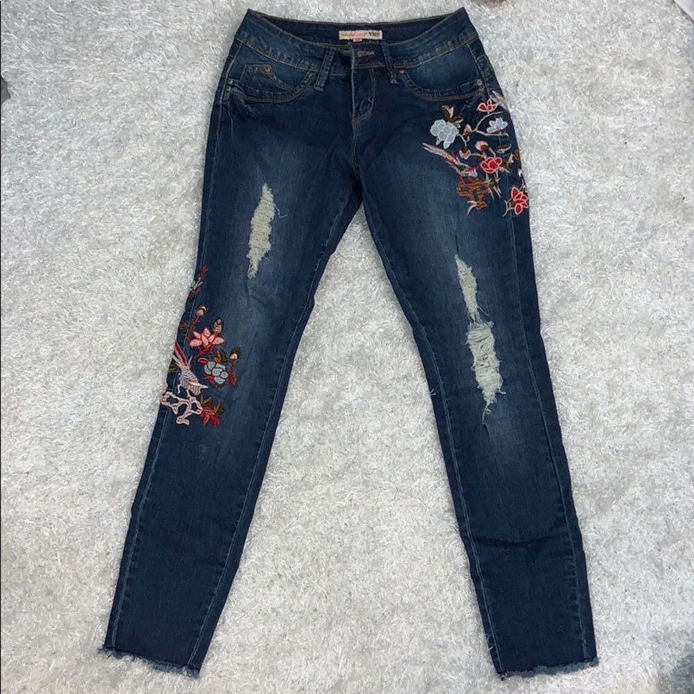 Embroidered jeans